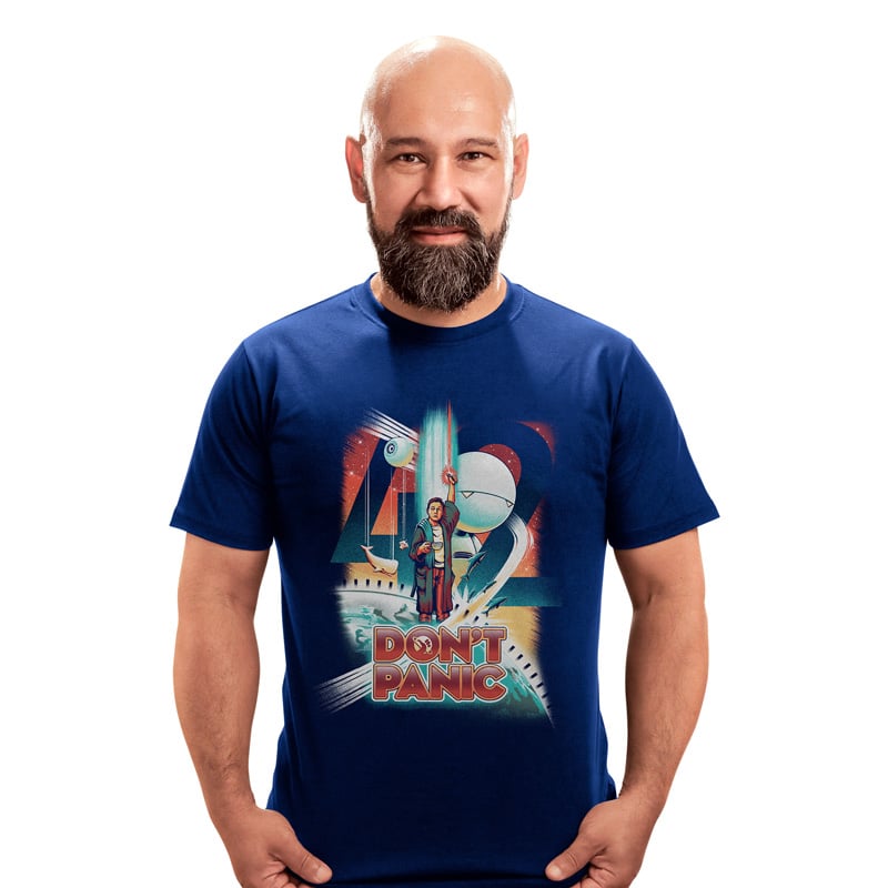 Camiseta Nerd 42 - Don't Panic