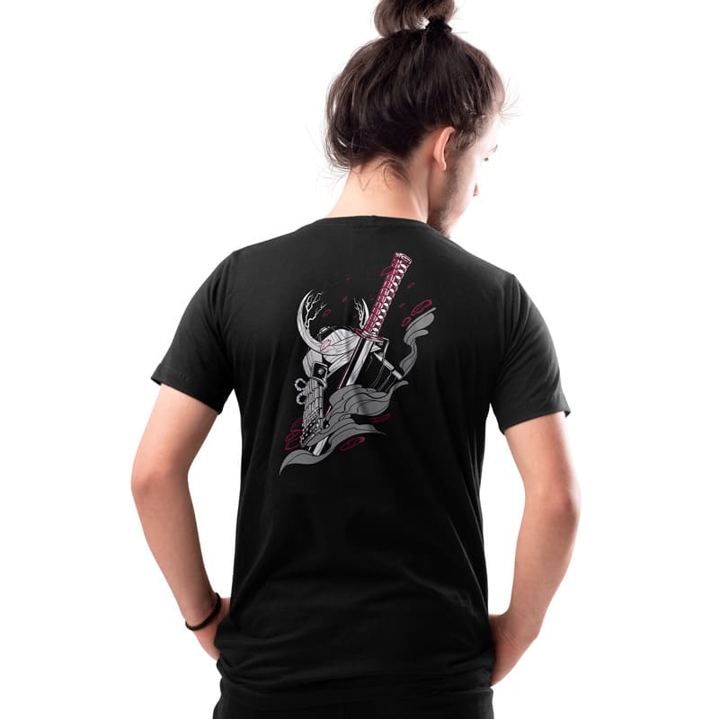 Camiseta Nerd A Maldição do Samurai - Black Edition