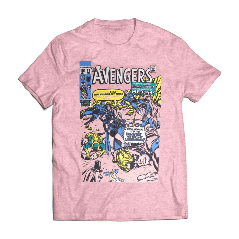 Camiseta Avengers - Girl Power Rosa