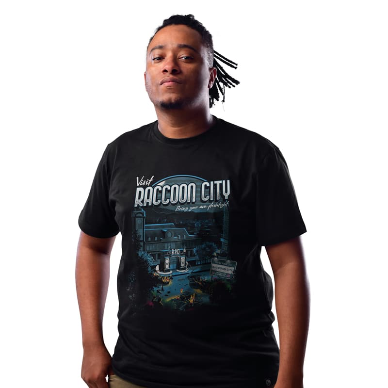 Camiseta Raccoon City Nerdstore