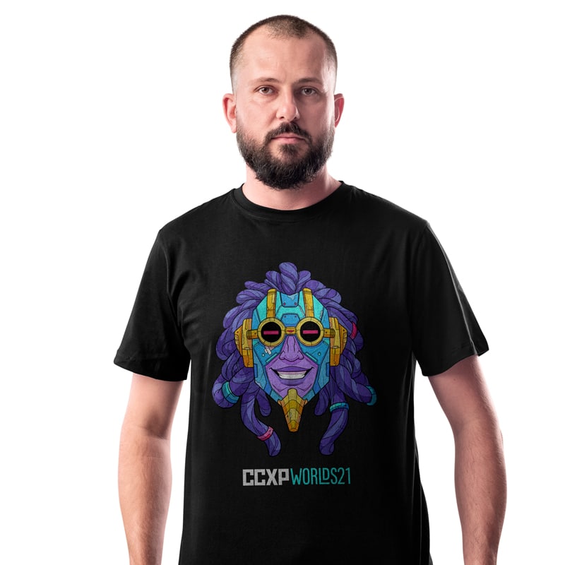 Camiseta CCXP Worlds - Raposa