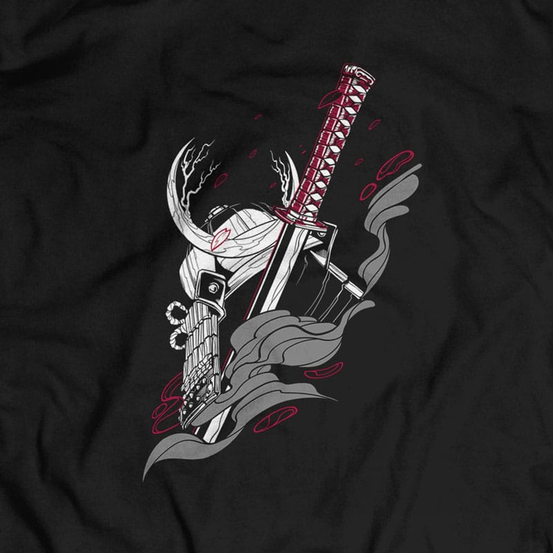 Camiseta Nerdstore A Maldição do Samurai - Costas
