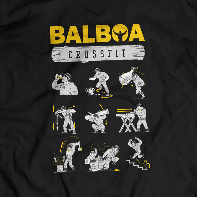 Camiseta Nerdstore Balboa Crossfit