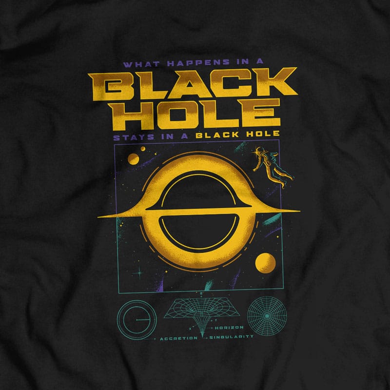 Camiseta Nerdstore Black Hole