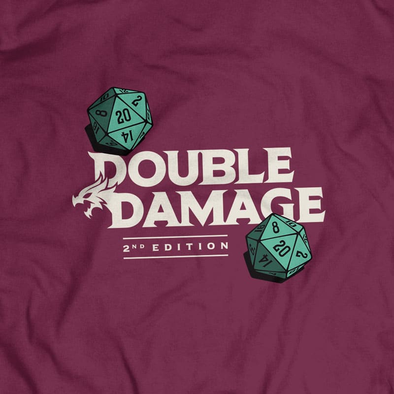 Camiseta Double Damage - 2nd Edition - Detalhe