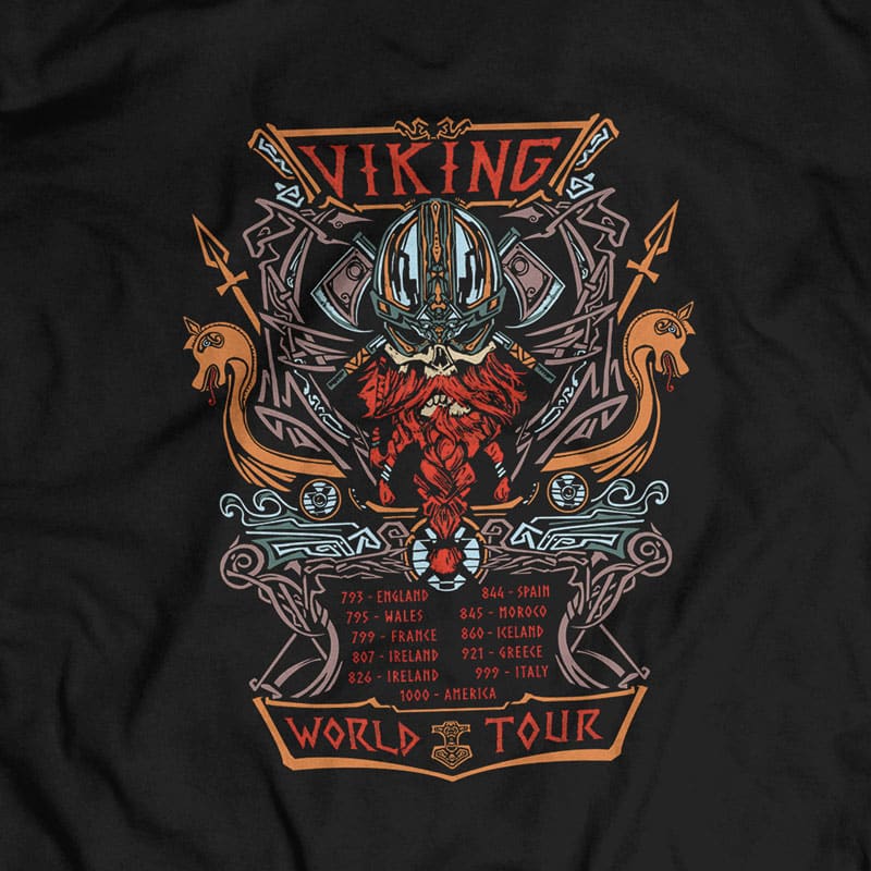 Camiseta Nerdstore Viking World Tour