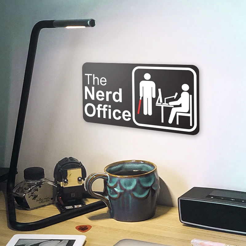 Placa The Nerd Office